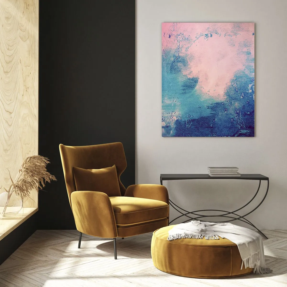 Üveg kép - Kék ölelések - 70x100 cm