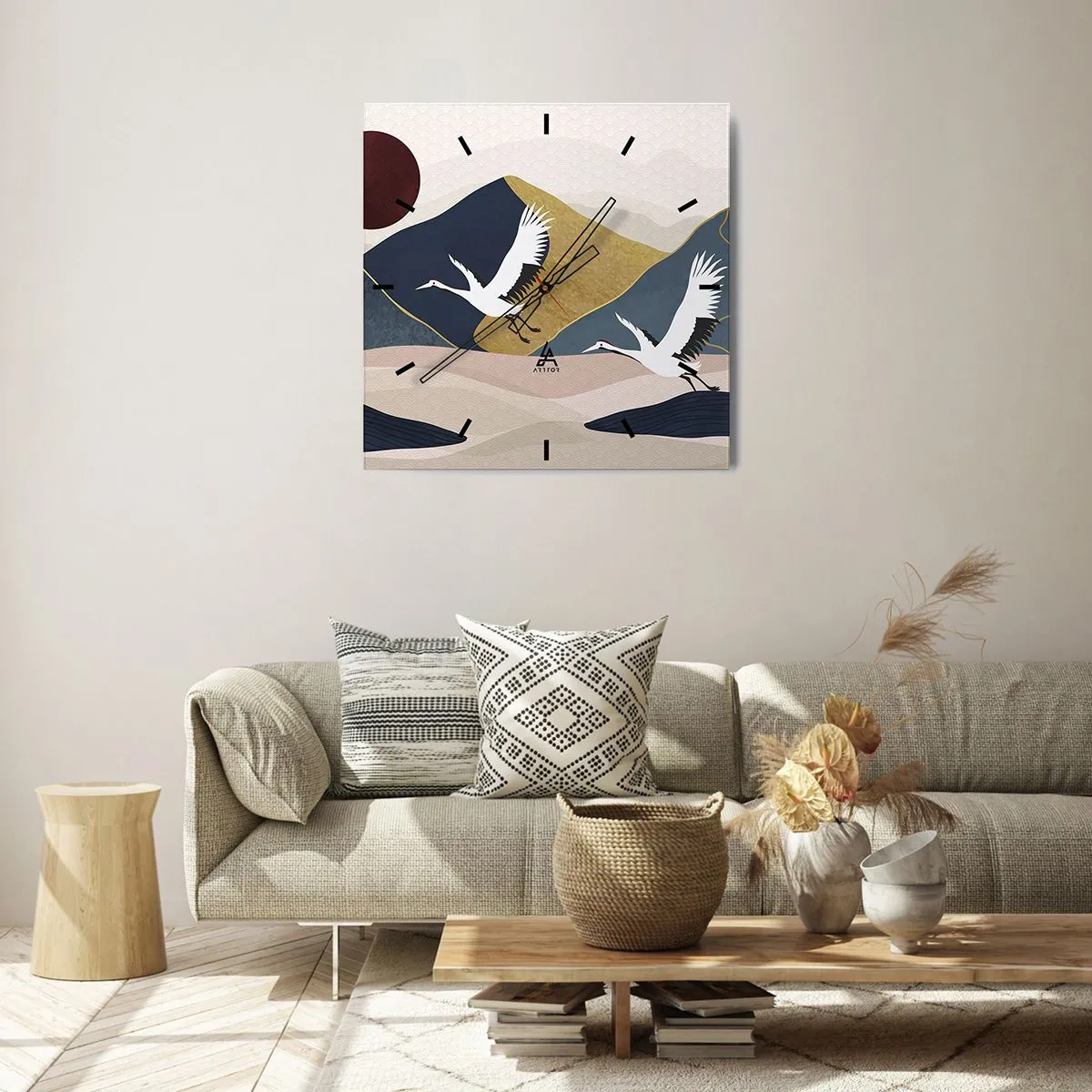 Falióra, Óra - És ismét ELREPÜLT a nap - 40x40 cm