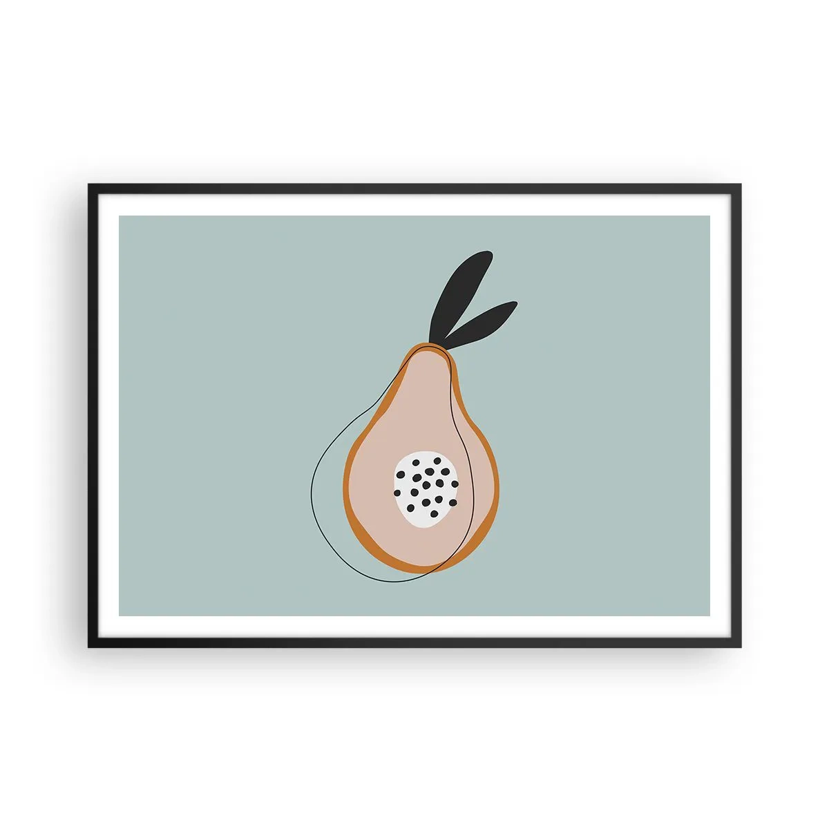 Poszter fehér keretben - Behatolás a dolgok természetébe - 100x70 cm