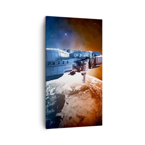 Vászonkép - Óvatos megfigyelő - 45x80 cm