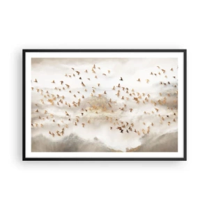 Poszter fehér keretben - Itt az idő... - 91x61 cm