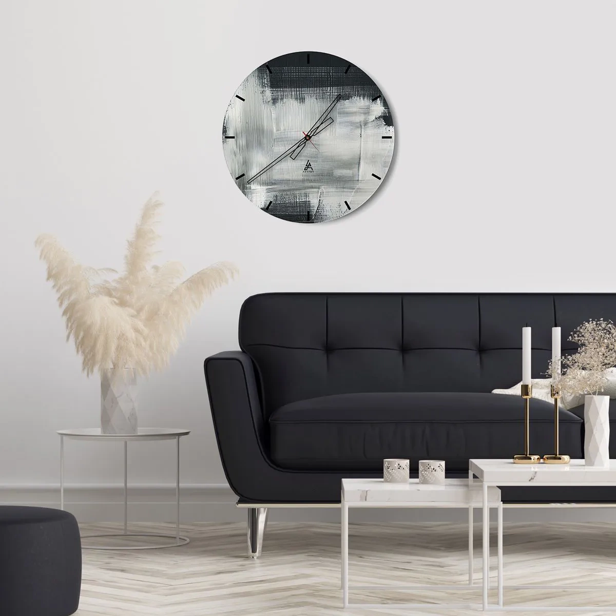 Falióra, Óra - Függőlegből és vízszintből szőtt - 30x30 cm