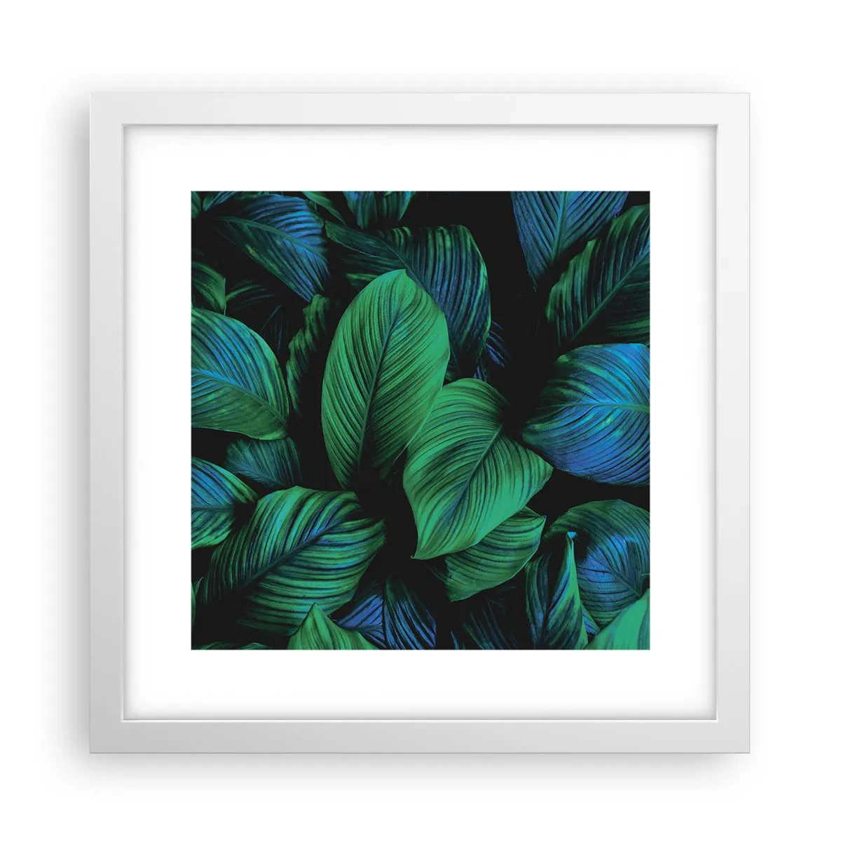 Poszter fekete keretben - A zöld tömegben - 30x30 cm