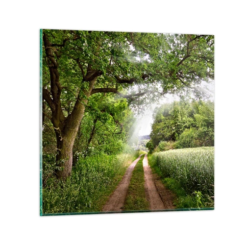 Üveg kép - Et in Arcadia ego - 70x70 cm