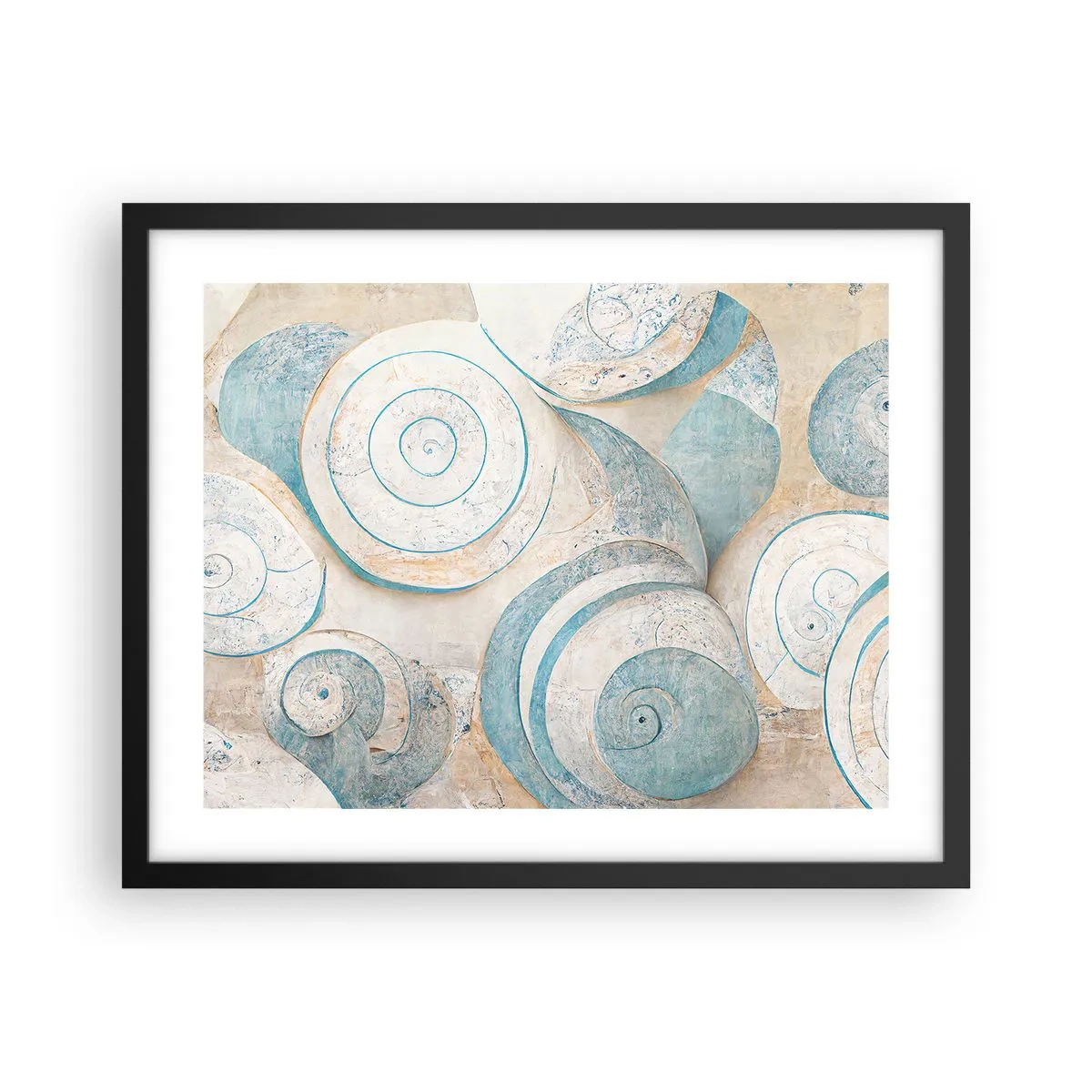 Poszter fehér keretben - Mit rejt a kagyló? - 50x40 cm