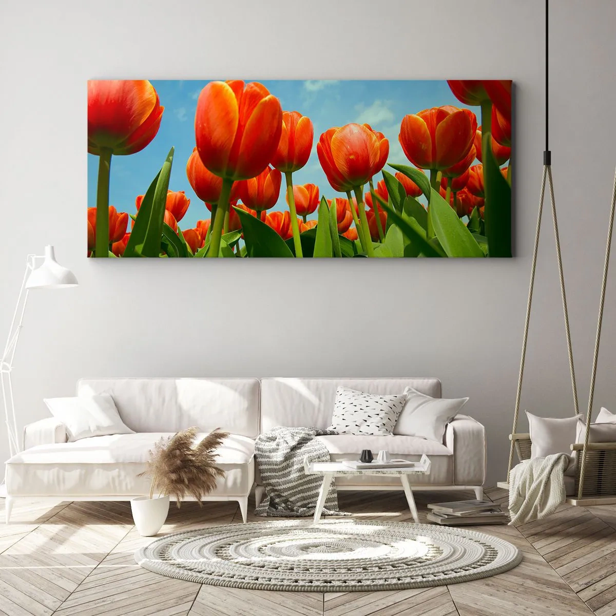 Vászonkép - A kék égen kívül semmire sincs szükségük az életükben - 120x50 cm