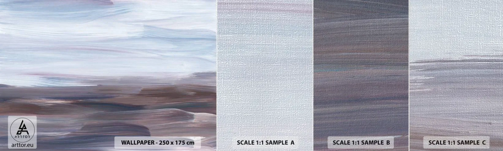 Fotótapéta Minta Premium Canvas - Elemek: víz - Festék, Darab, Minimalizmus - 100x30 cm