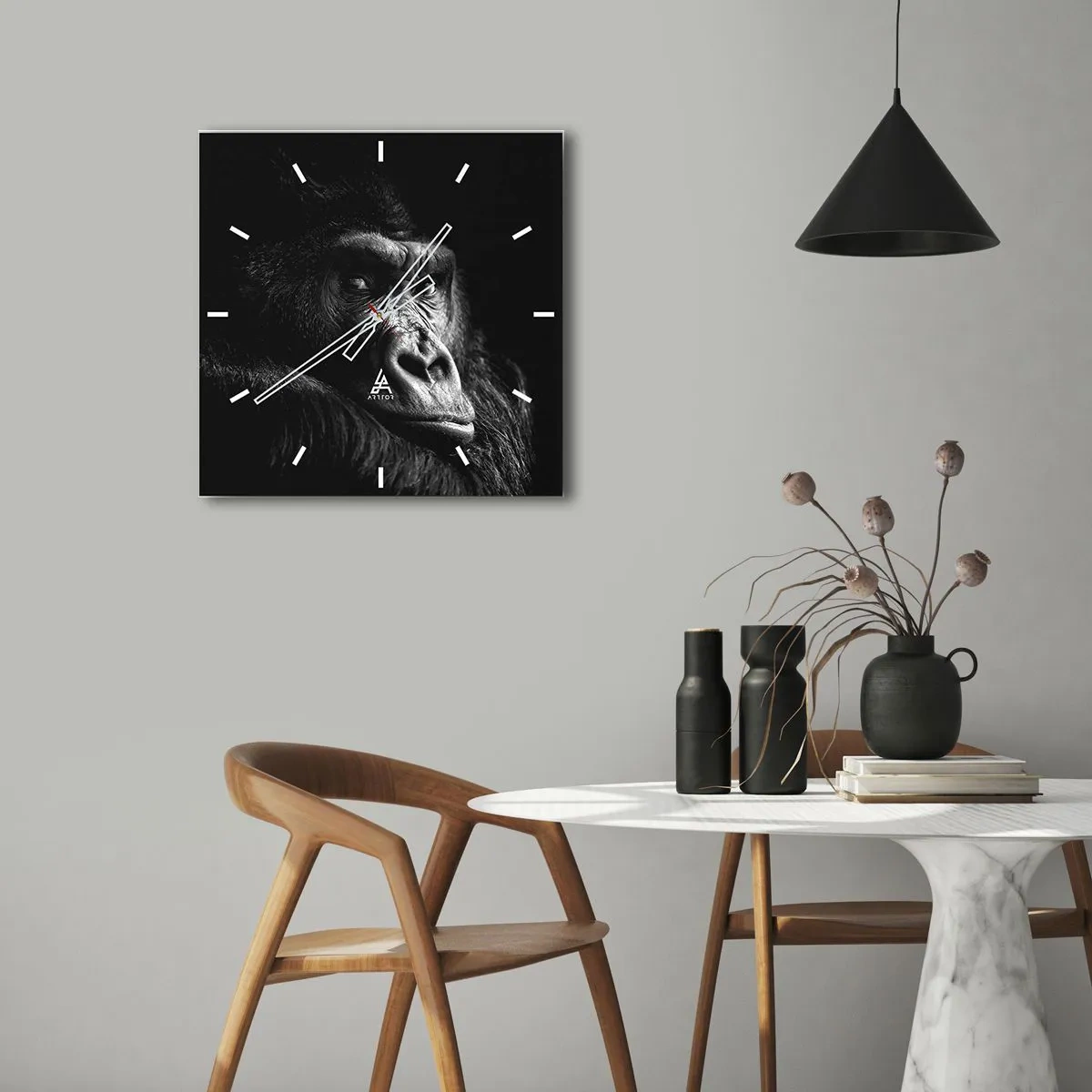 Falióra, Óra - Mit bámulsz? - 40x40 cm