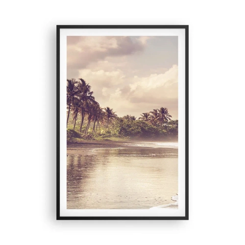 Poszter fehér keretben - A hullámok simogatása - 61x91 cm