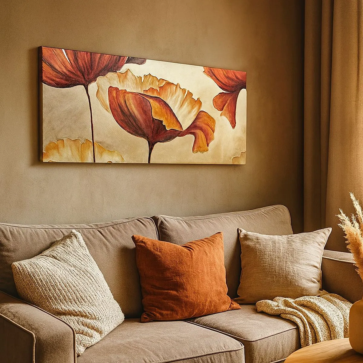 Vászonkép - Rét - 100x40 cm