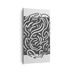 Vászonkép - Absztrakció: örömtánc - 65x120 cm