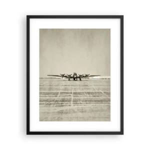 Poszter fehér keretben - Mint mindig készen - 40x50 cm