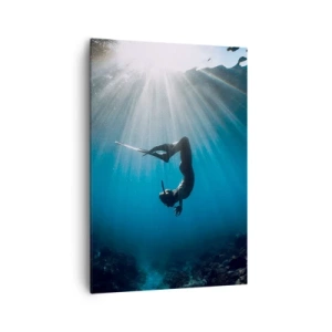Vászonkép - Víz alatti tánc - 70x100 cm