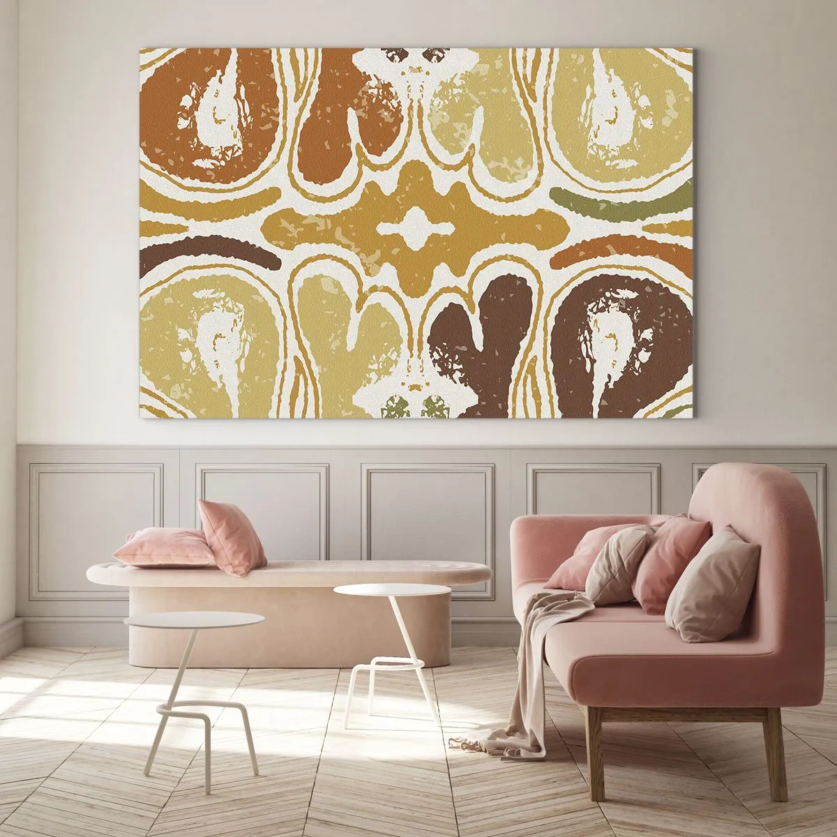 Üveg kép - Érzelmes absztrakció - 100x70 cm