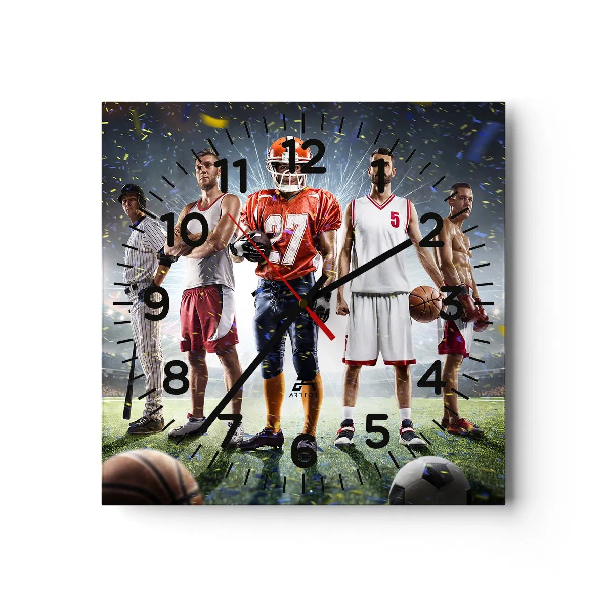 Falióra, Óra - Mezei gladiátorok - 30x30 cm