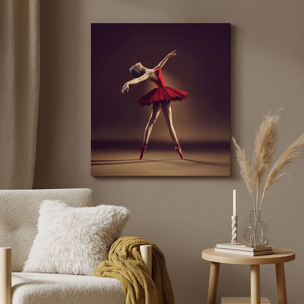 Vászonkép - Egy prima balerina - 30x30 cm