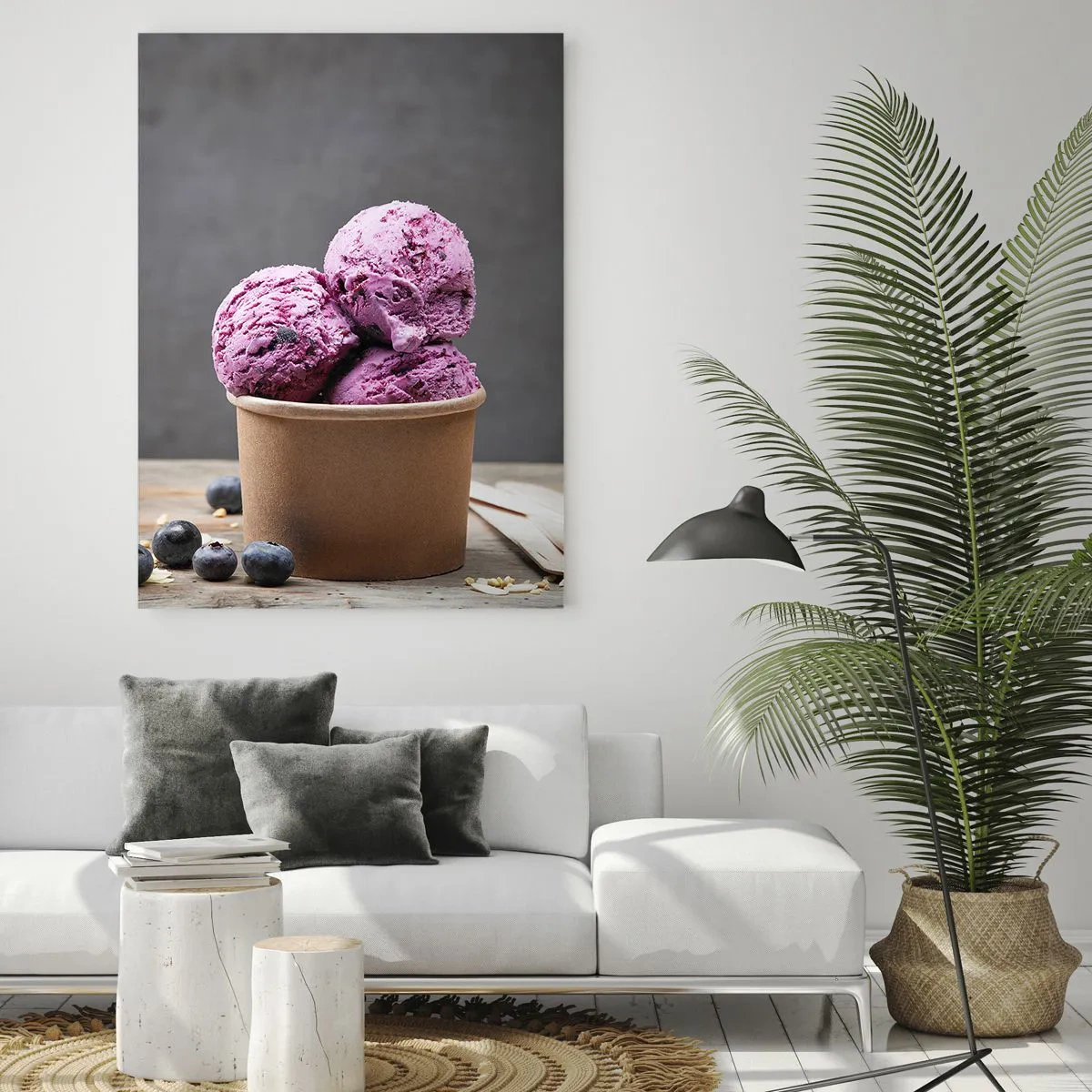 Üveg kép - Édesség és hűvösség - 50x70 cm