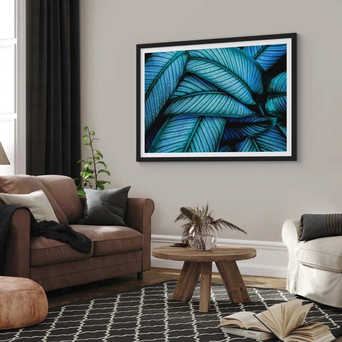 Poszter fehér keretben - Életvonalak - 70x50 cm