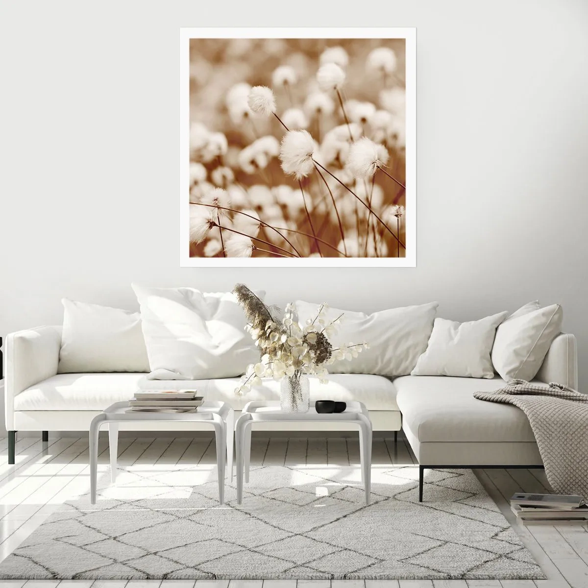 Poszter - Bolyhos termés - 60x60 cm