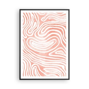 Poszter fehér keretben - Egy korall labirintusban - 70x100 cm