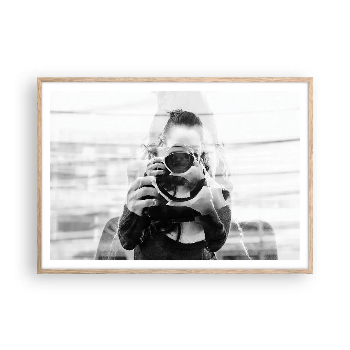 Poszter világos tölgy keretben - Alkotó meg ez eszköze - 100x70 cm