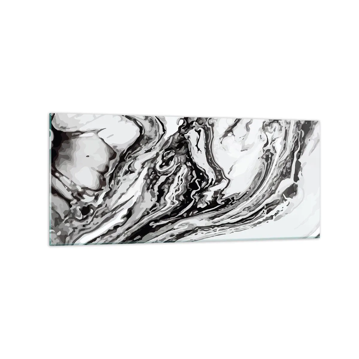 Üveg kép - Kezdetben káosz uralkodott - 120x50 cm