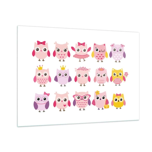 Üveg kép - Egyik édesebb, mint a másik - 100x70 cm