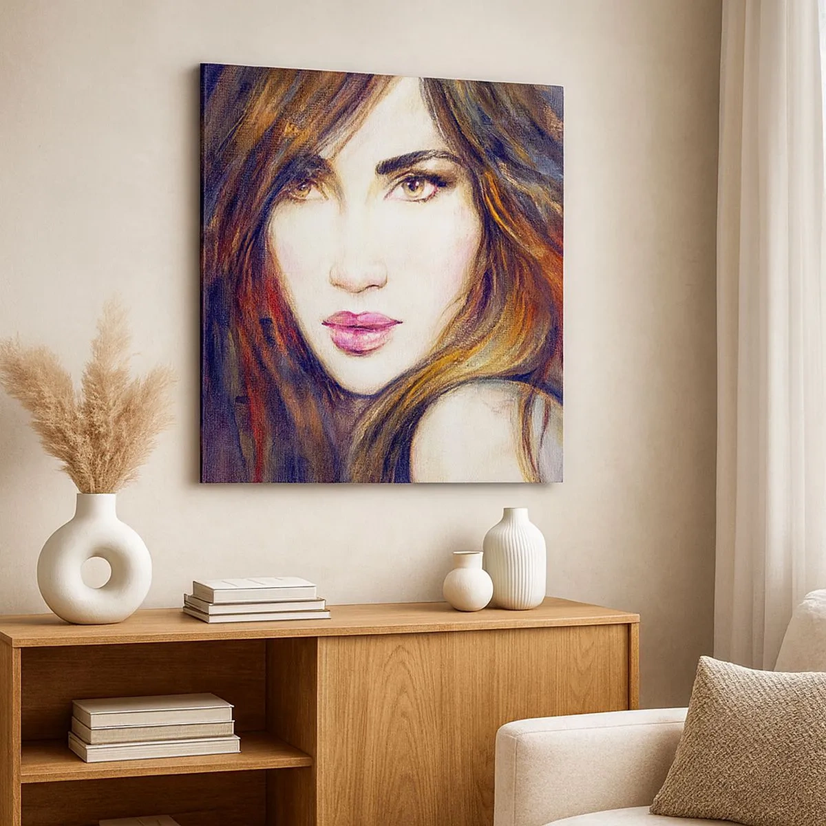 Vászonkép - Egy fillért a gondolataidért - 30x30 cm