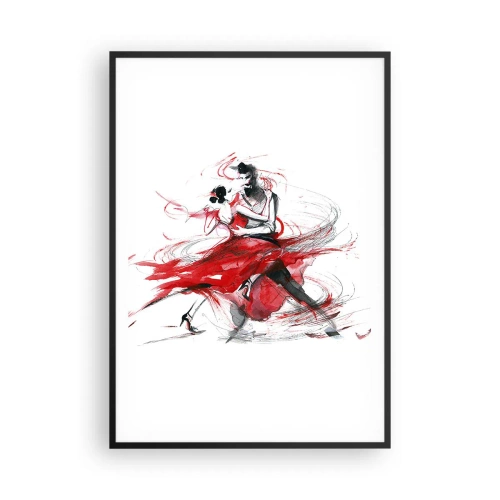 Poszter fehér keretben - Tango - a szenvedély ritmusa - 70x100 cm