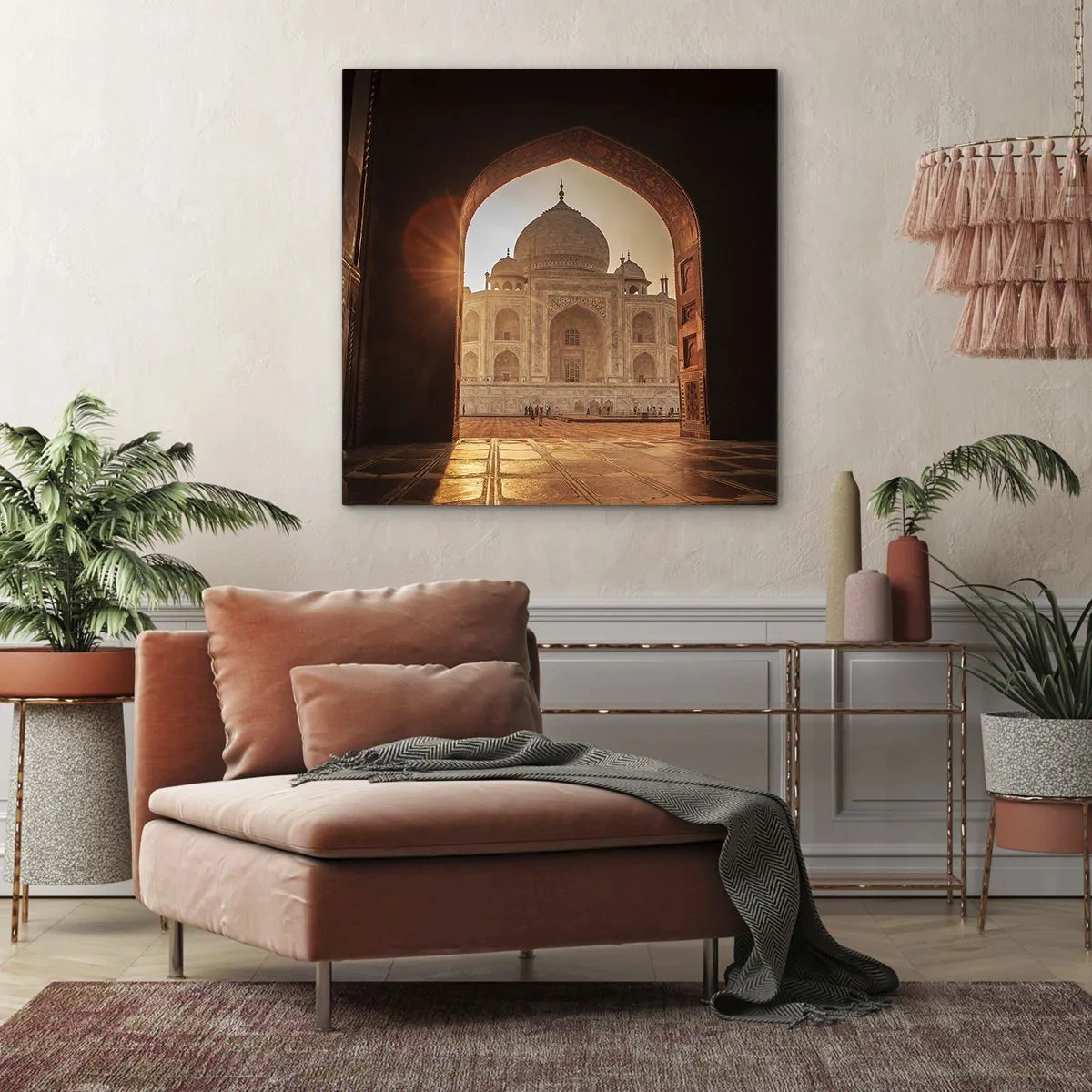 Vászonkép - A földöntúli szerelem emlékműve - 60x60 cm