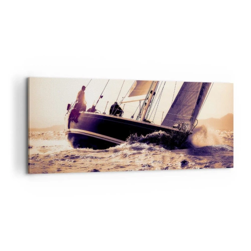 Vászonkép - Vitorlázz, tengerész - 100x40 cm