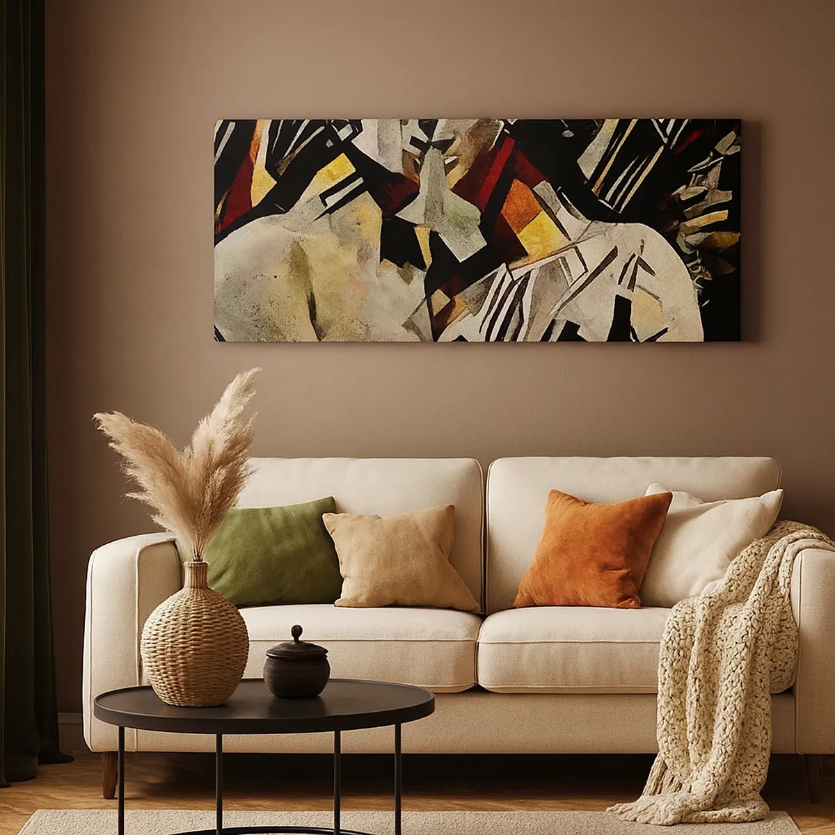 Vászonkép - Szoborszerű csók - 30x30 cm