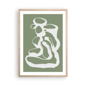 Poszter világos tölgy keretben - A tér hívása - 50x70 cm