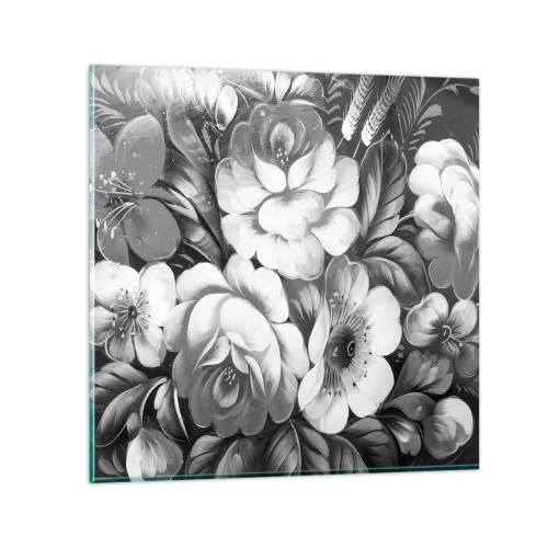 Üveg kép - Gyönyörű még szürkében is - 30x30 cm