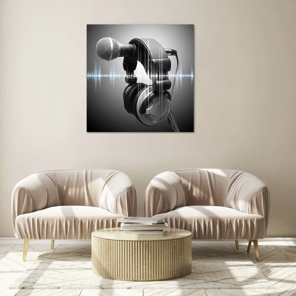 Üveg kép - Még mindig hallani az éneket - 50x50 cm