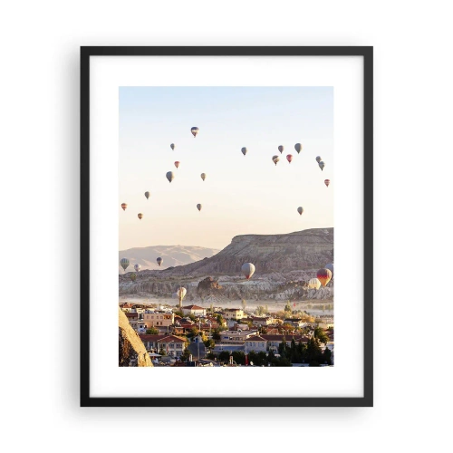 Poszter fehér keretben - Mint a hajók az égen - 40x50 cm