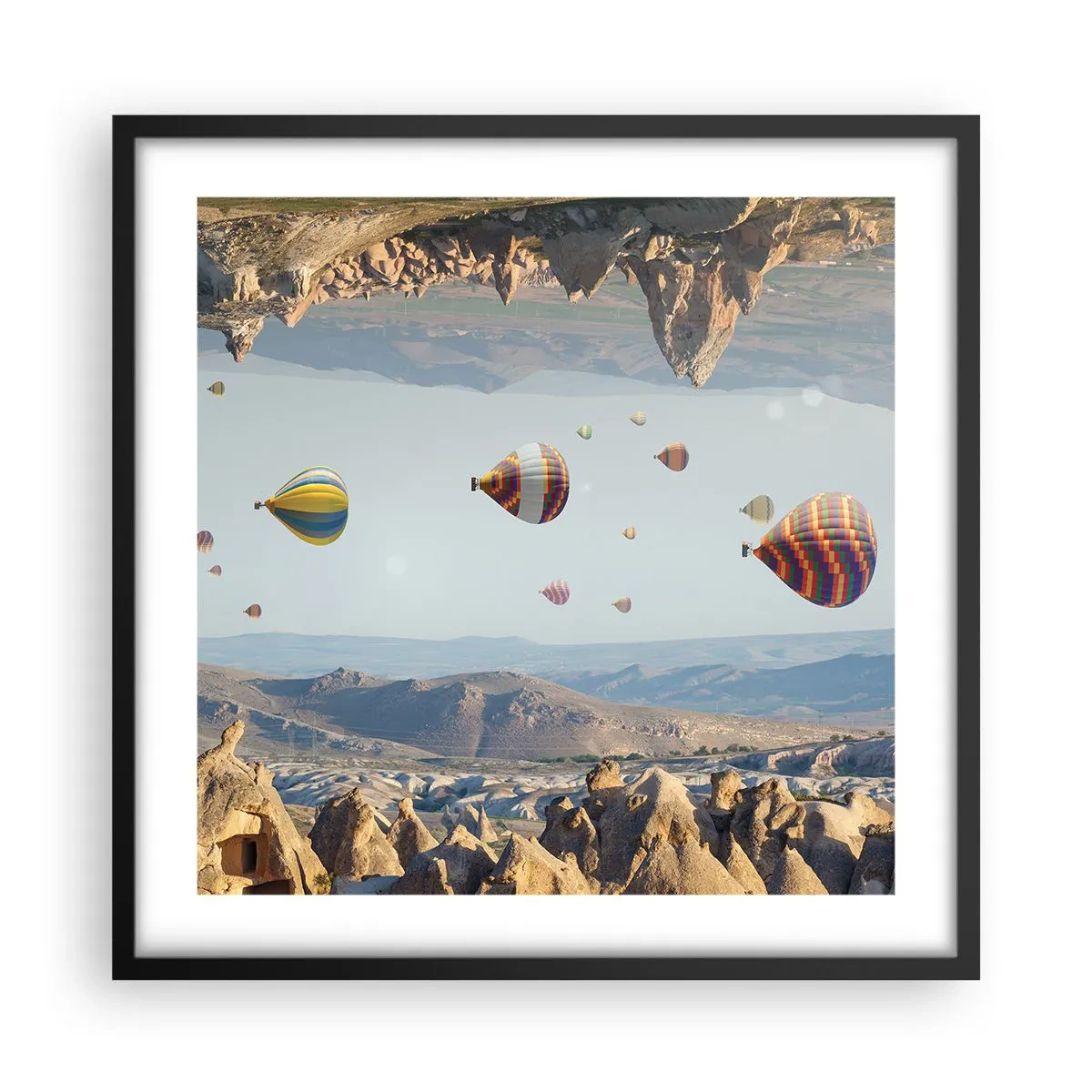 Poszter fehér keretben - Itt minden lehetséges - 50x50 cm