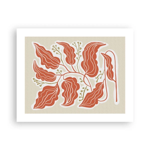 Poszter - Népi és korall - 50x40 cm