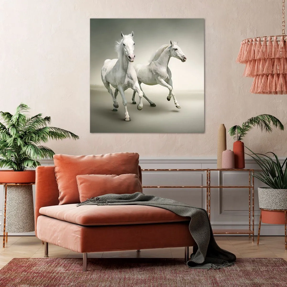 Vászonkép - Fehér erő! - 50x50 cm