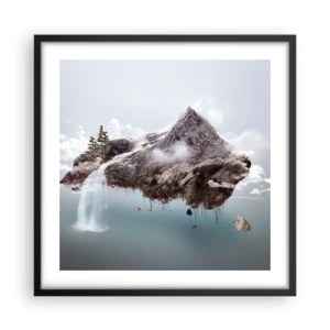 Poszter fehér keretben - Egy szürrealista szemével - 50x50 cm