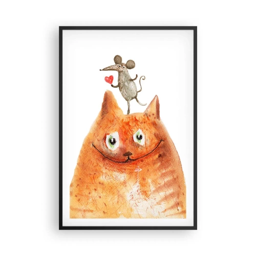 Poszter fehér keretben - A szerelem paradoxonjai - 61x91 cm