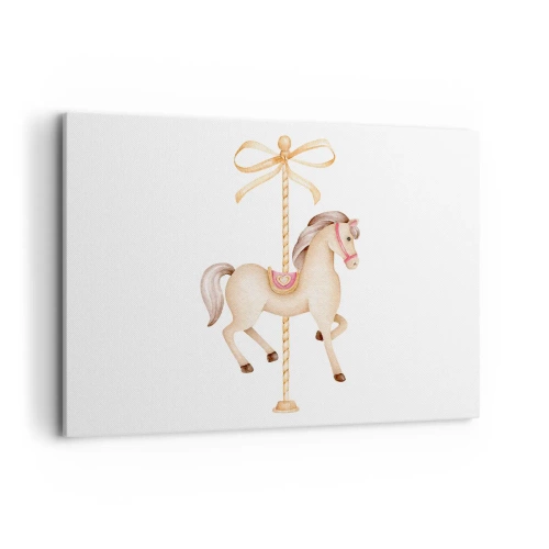 Vászonkép - Kecses vágtával - 120x80 cm