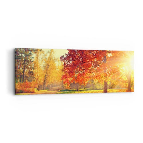 Vászonkép - A vörös gyönyörű - 90x30 cm