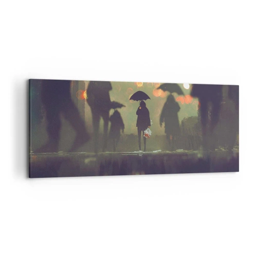 Vászonkép - Egy esőcsepp szemszögéből - 120x50 cm