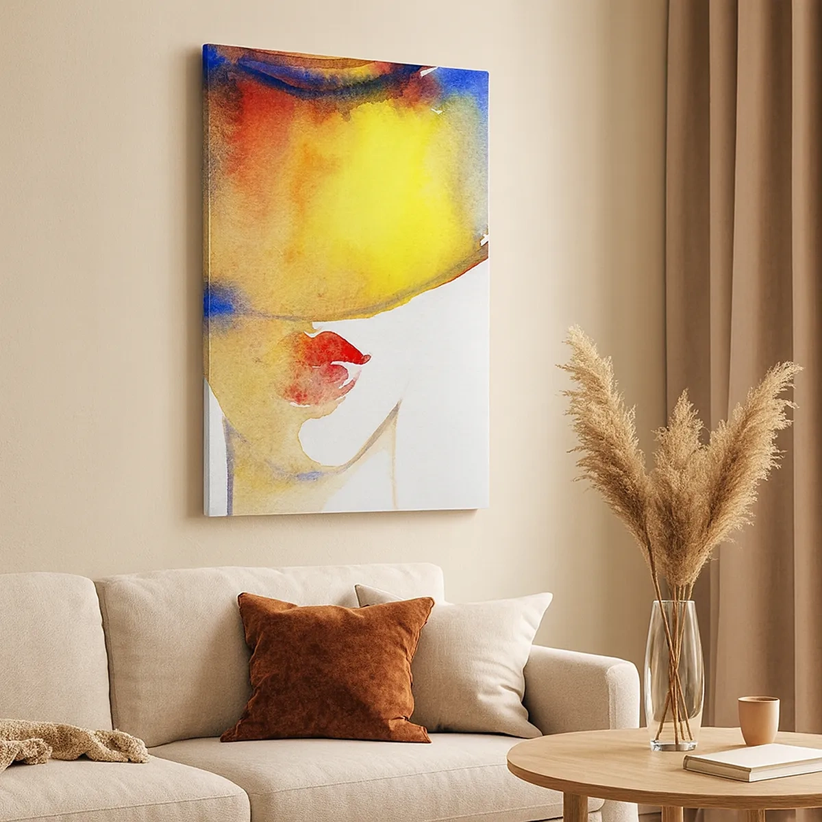 Vászonkép - Egy hölgy portréja - 50x70 cm