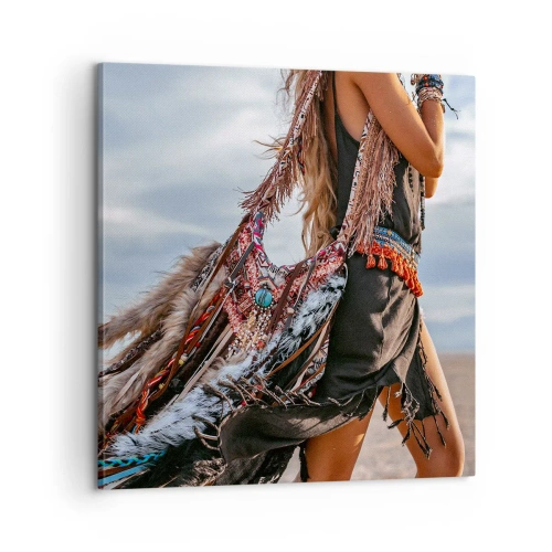 Vászonkép - Sámán párja - 60x60 cm