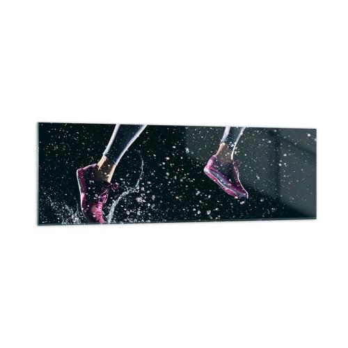 Üveg kép - Amennyi erő van a lábakban - 160x50 cm