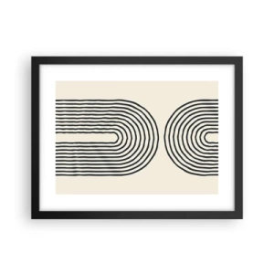 Poszter fehér keretben - Bármelyik percben ... - 40x30 cm