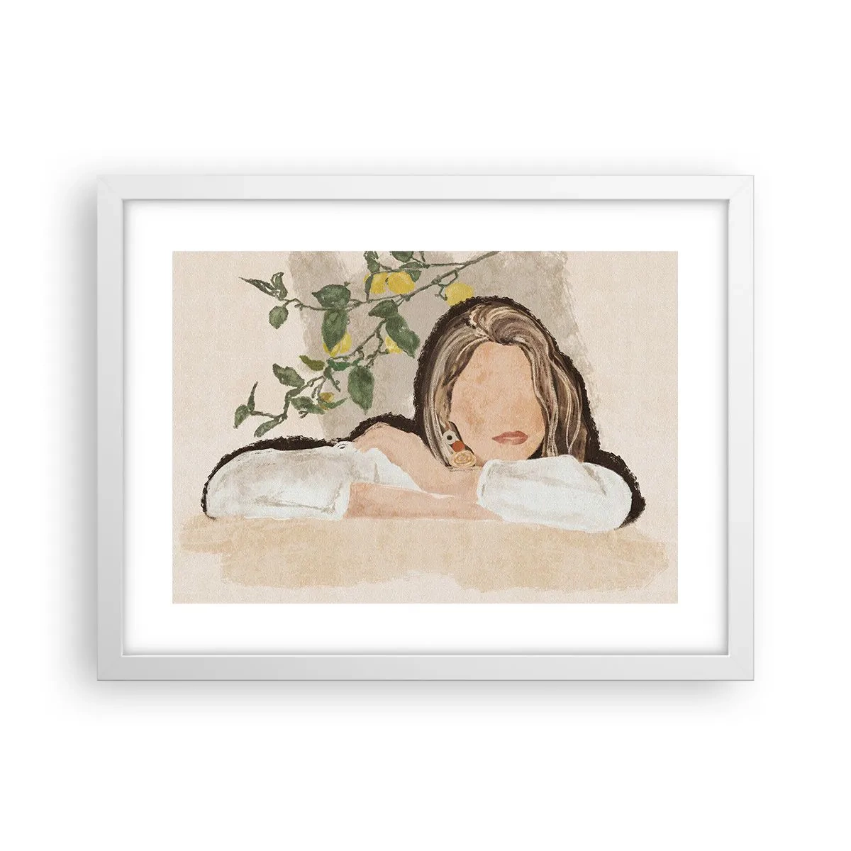 Poszter fekete keretben - Déli szépség - 40x30 cm