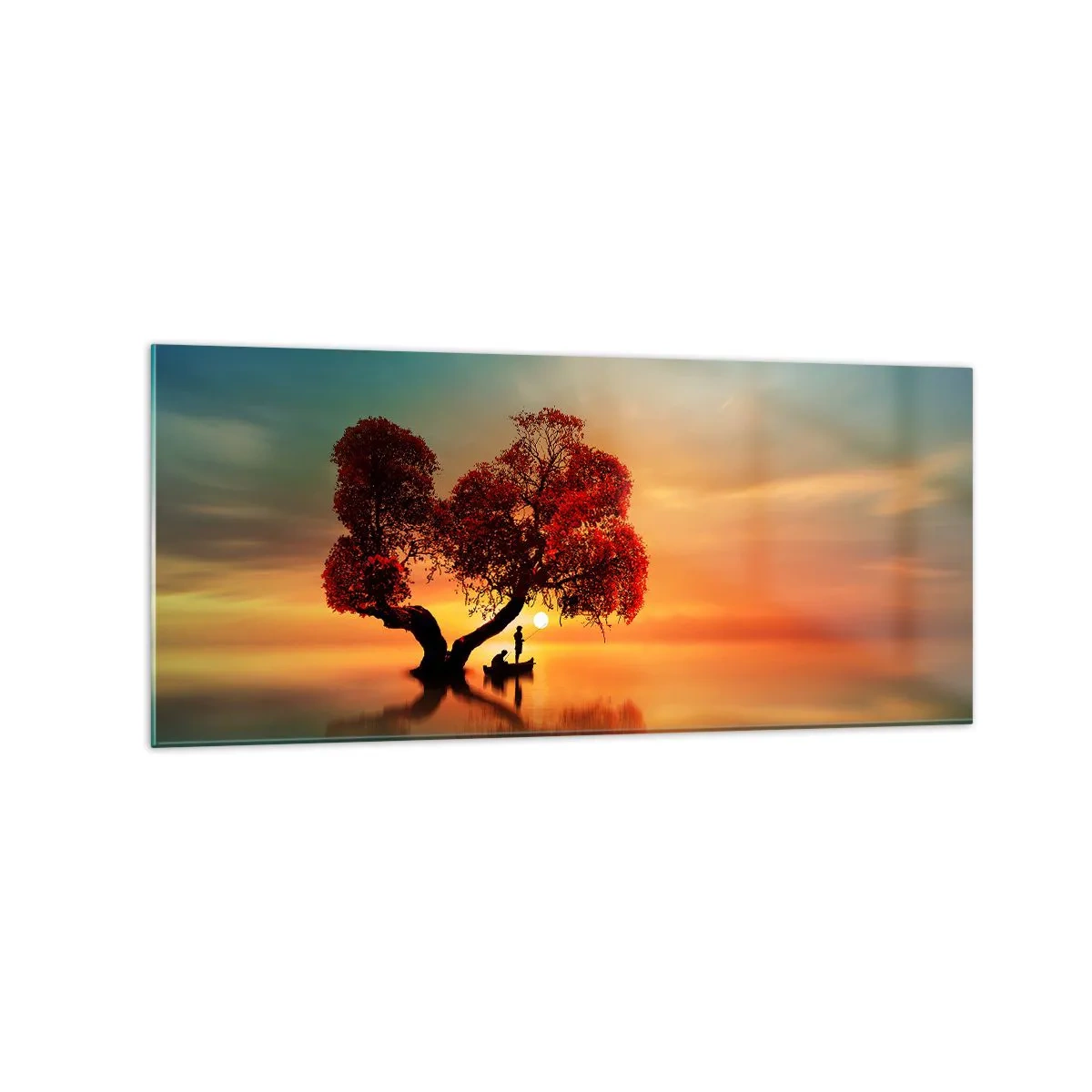 Üveg kép - A világtalanság csendje és az eltávoldotak - 120x50 cm